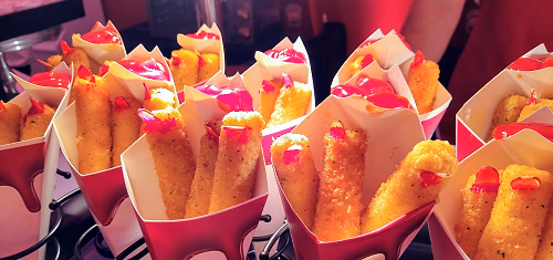Witches Fingers served in white cones