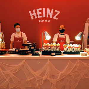 Halloween Themed Installation for Ketchup Blood