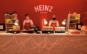 Halloween Themed Installation for Ketchup Blood