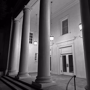 Front Courtyard at Night
