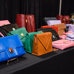 Leather Purse Display