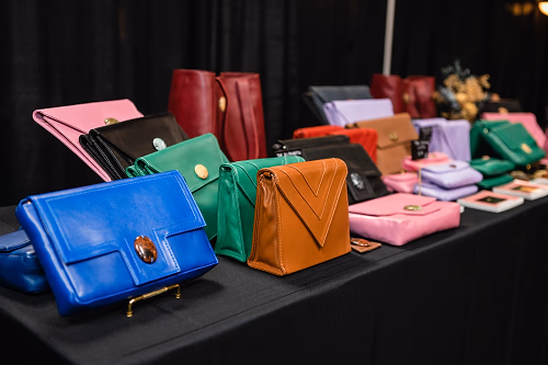 Leather Purse Display