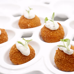 loaded potato croquette