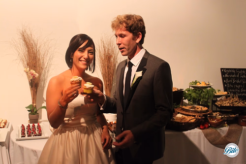 Cupcake Toast @ Wedding
