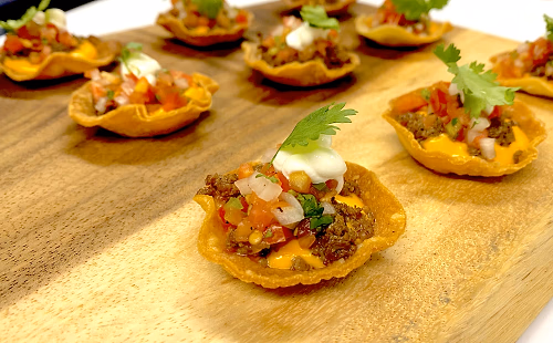 mini loaded nacho bite