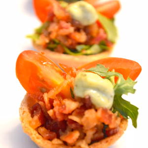 blt canapés
