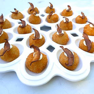 mushroom and truffle arancini