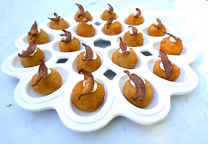 mushroom and truffle arancini