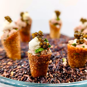 steak and eggs - steak tartare