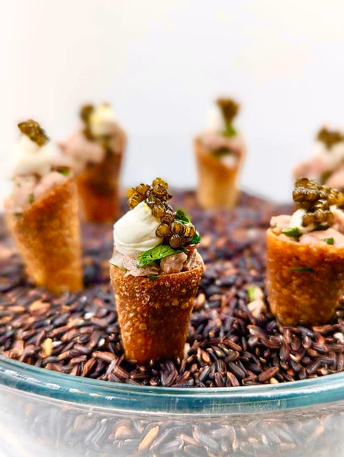 steak and eggs - steak tartare