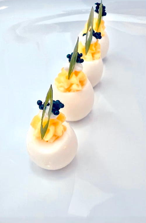 deviled quail’s egg