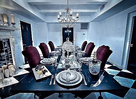 Beautiful private dining area