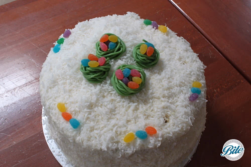 Cake with Easter Eggs @ Easter