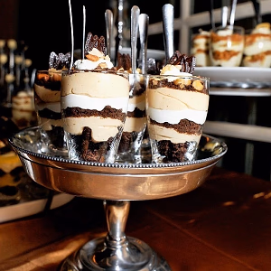 Dessert Shots on Display