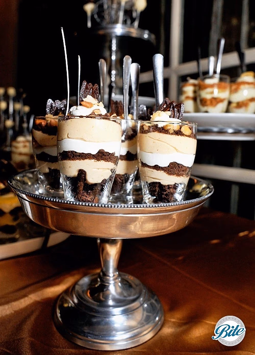 Dessert Shots on Display