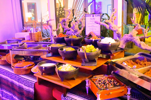 Taco Bar Display