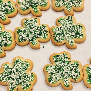 St Patricks - Shamrock Cookies