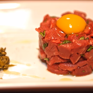Beef Tartare with Quail Egg