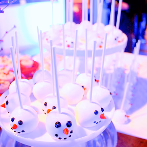 Snowmen cake pops