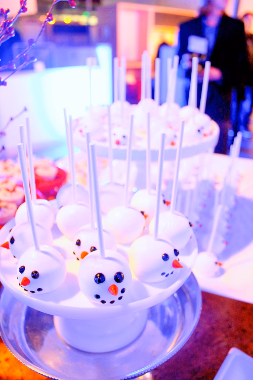 Snowmen cake pops