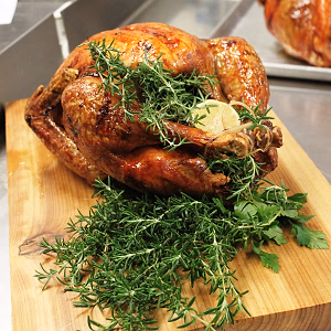Thanksgiving Turkey with Rosemary and Lemon