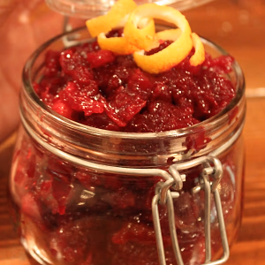 Cranberry Sauce with Orange @ Thanksgiving