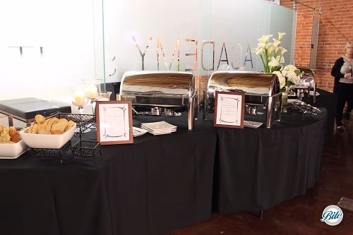 Modern Buffet setup