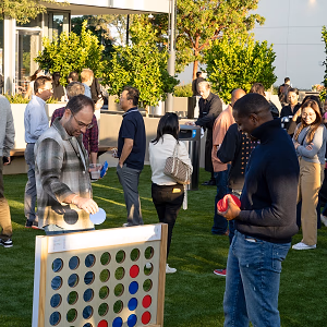 Connect Four on Lawn