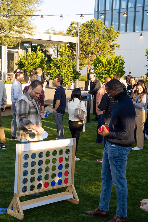 Connect Four on Lawn
