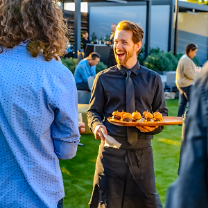 Tray Passed Mini Burgers