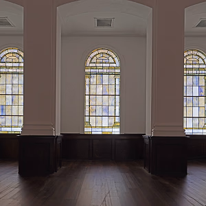Stained Glass in Sanctuary