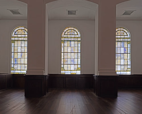 Stained Glass in Sanctuary