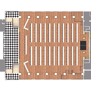 Classroom Seating for 300