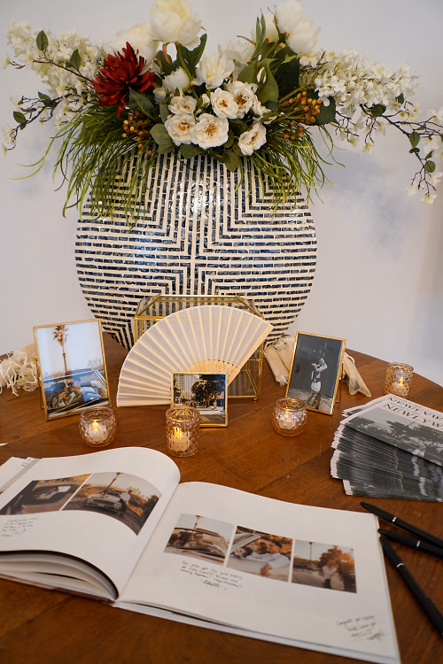 Guestbook in Foyer
