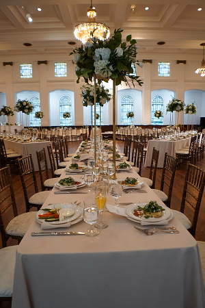 Long Table Across Sanctuary