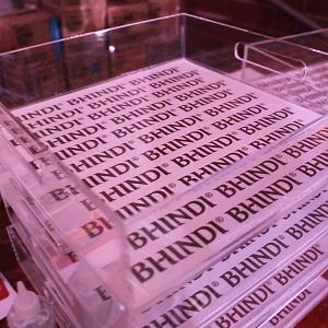 Branded serving trays @ Bhindi Grand Opening