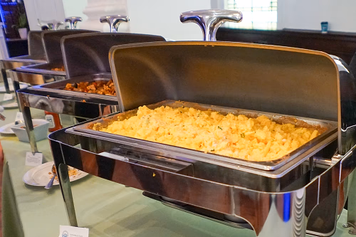 Scrambled Eggs on the Buffet