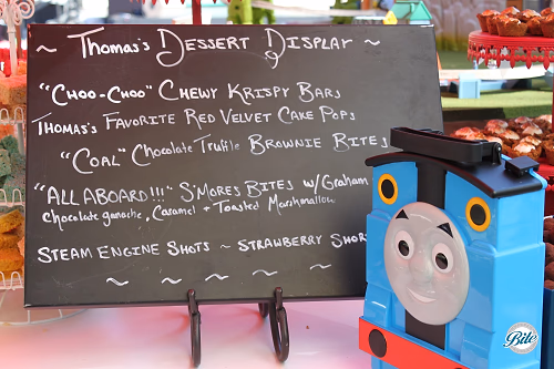 Thomas the Train Film Premiere Dessert Sign