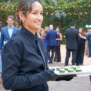 Tray Passed Edamame Hummus