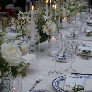 Table Set for Plated Dinner