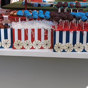 Thomas the Train Cake Pops