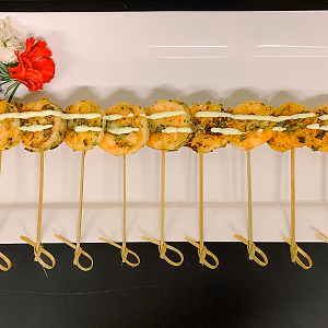 Herb Mediterranean Shrimp On Picks
