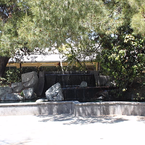 Torrance Cultural Arts Center Pine Wind Japanese Garden Fountain