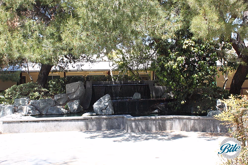 Torrance Cultural Arts Center Pine Wind Japanese Garden Fountain
