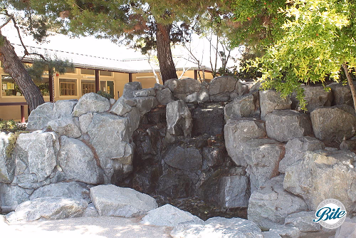 Torrance Cultural Arts Center Pine Wind Japanese Garden Waterfall