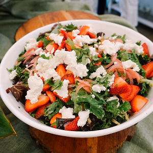 Strawberry Fields Salad in Bowl