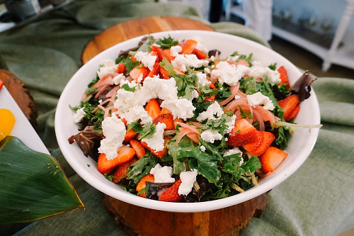 Strawberry Fields Salad in Bowl