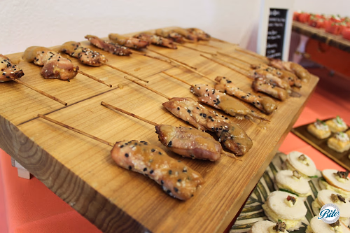 Chicken Satay Skewers at Torrance Cultural Arts Center