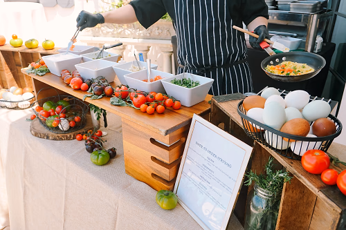 Chef Making Omelette