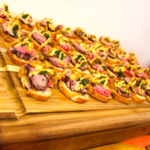 Grilled Flank Steak Crostini